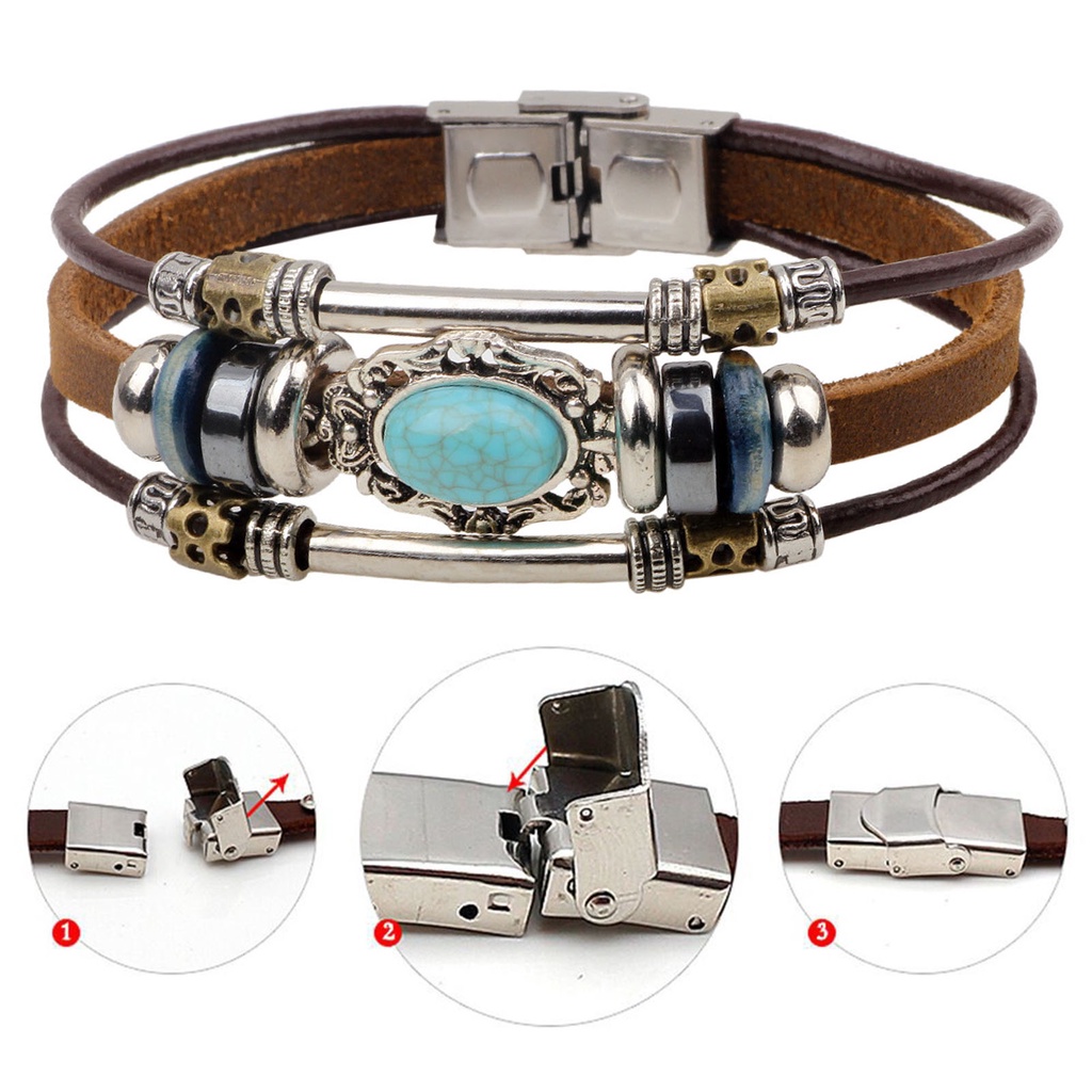 Vòng tay nhiều lớp siêu nhẹ tinh tế thời trang hàng ngày