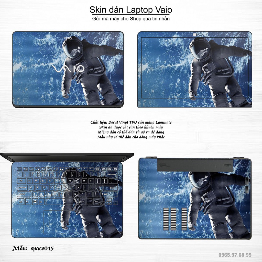 Skin dán Laptop Sony Vaio in hình không gian _nhiều mẫu 3 (inbox mã máy cho Shop)