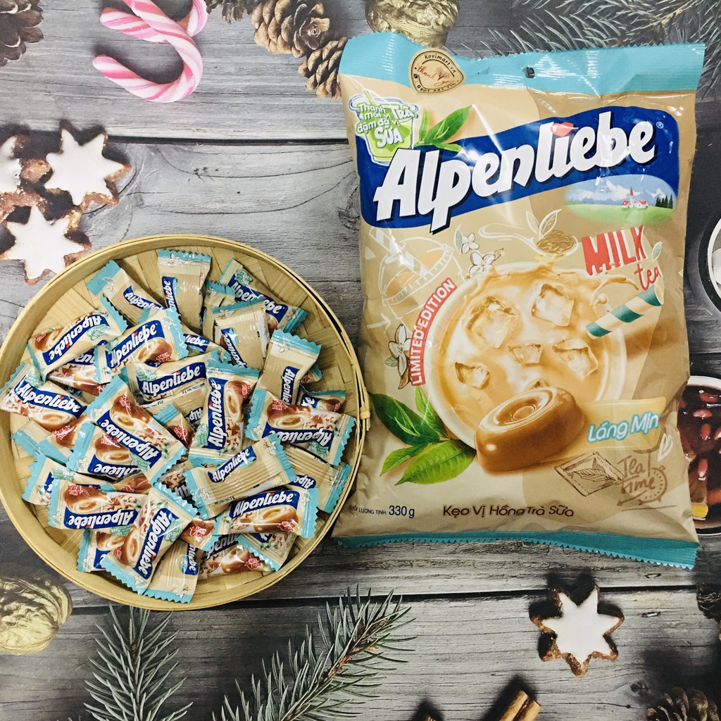 KẸO ALPENLIEBE HỒNG TRÀ SỮA