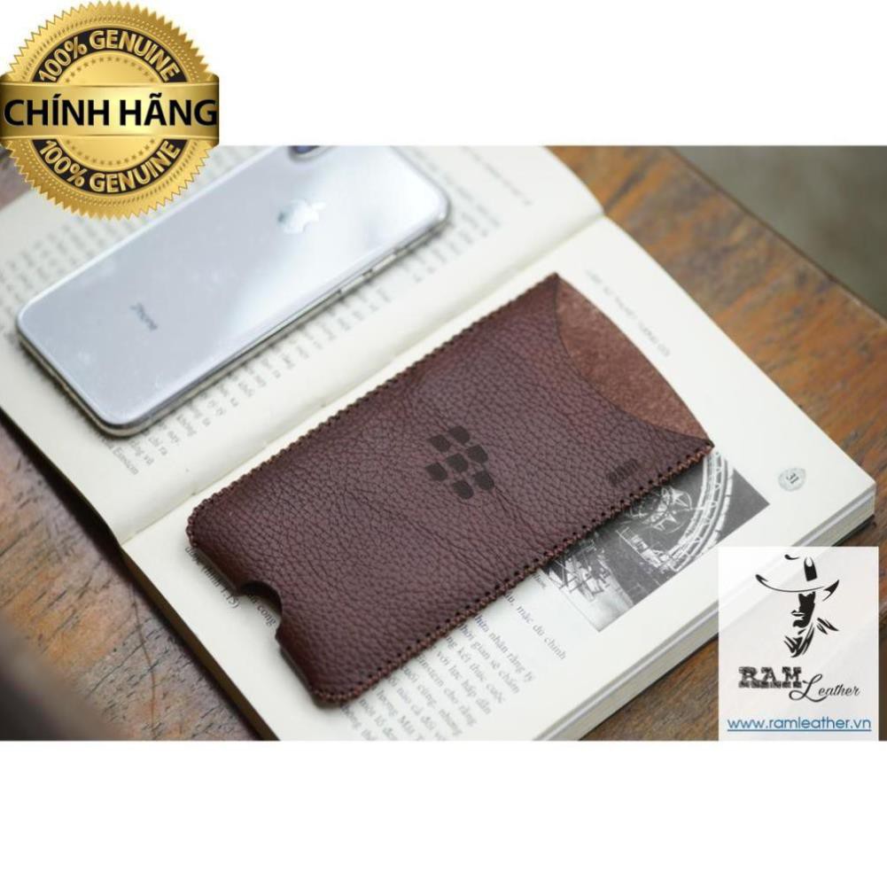 BAO DA BLACKBERRY DA BÒ VÂN HẠT KEY1 RAM H2 - HÀNG CHÍNH HÃNG RAM LEATHER .