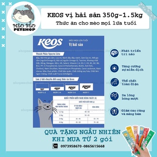 Thức Ăn Hạt Cho Mèo Mọi Lứa Tuổi Keos 350g
