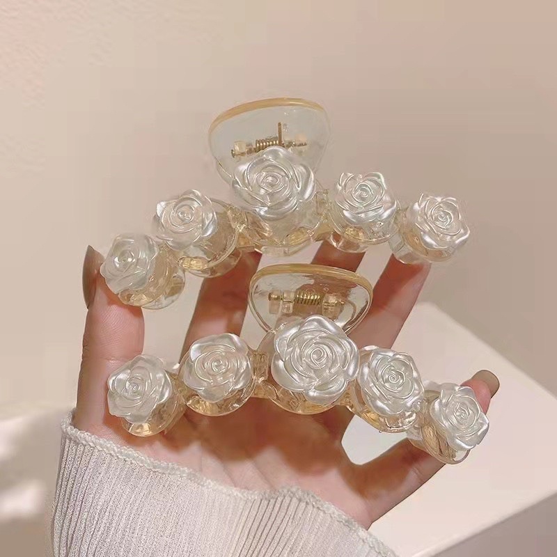 Cặp nhựa hoa hồng 5 bông