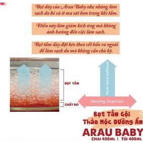 Sữa tắm dưỡng ẩm cho bé Arau Baby bình 450ml