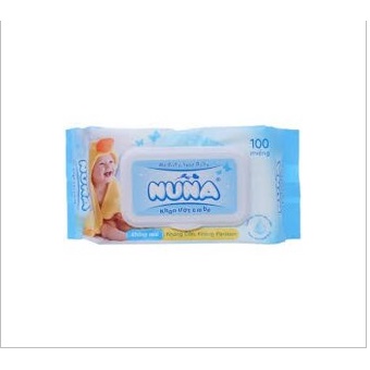 Combo 10 gói khăn ướt NuNa 100 khăn (loại không mùi )