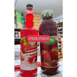 Siro dâu ding fong thái lan 750ml