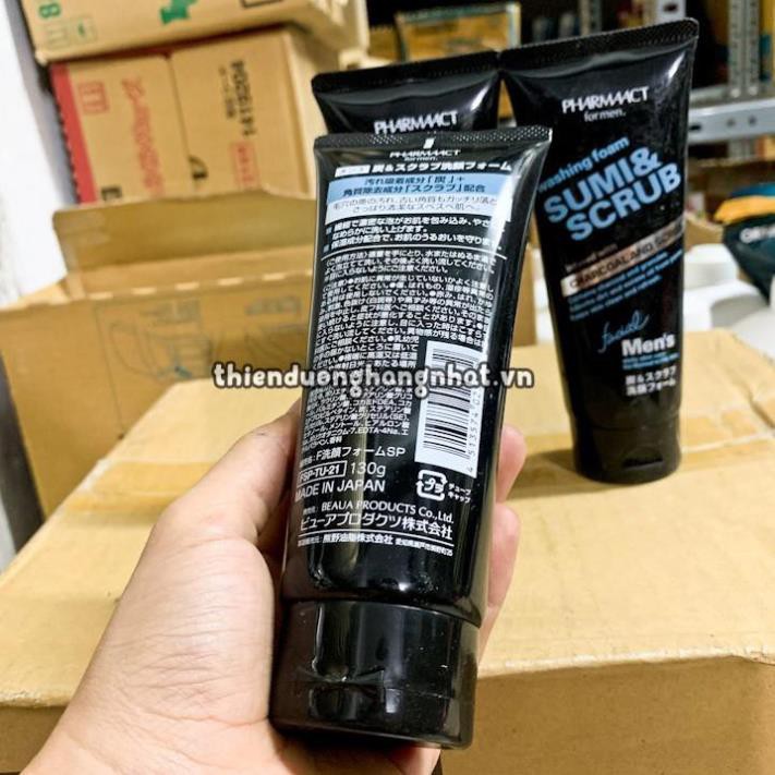 [Hàng Nhật Chuẩn] Sữa Rửa Mặt  Pharmaact Dành Cho Nam 130g Hàng Nhật Nội Địa