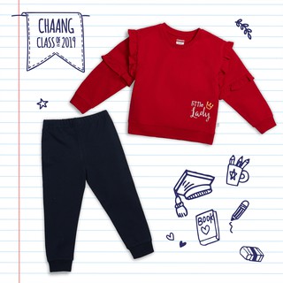 Bộ nỉ da cá bé gái Chaang dài tay mùa đông, size 1-5 tuổi – Giữ ấm, mềm mịn, thời trang cho bé