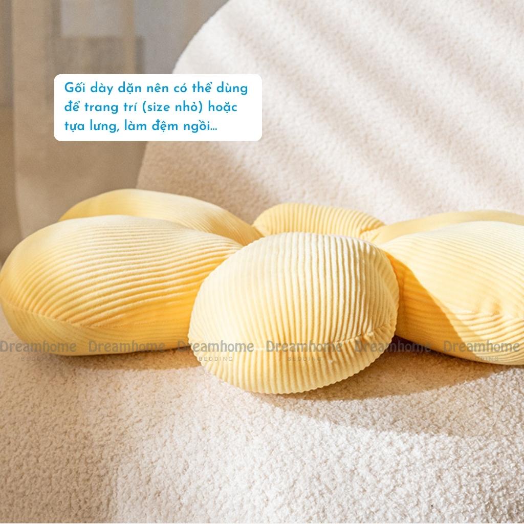 Đệm tựa lưng ghế văn phòng, sofa, ngồi bệt thiết kế hình bông hoa mềm mại xinh xắn Dreamhome