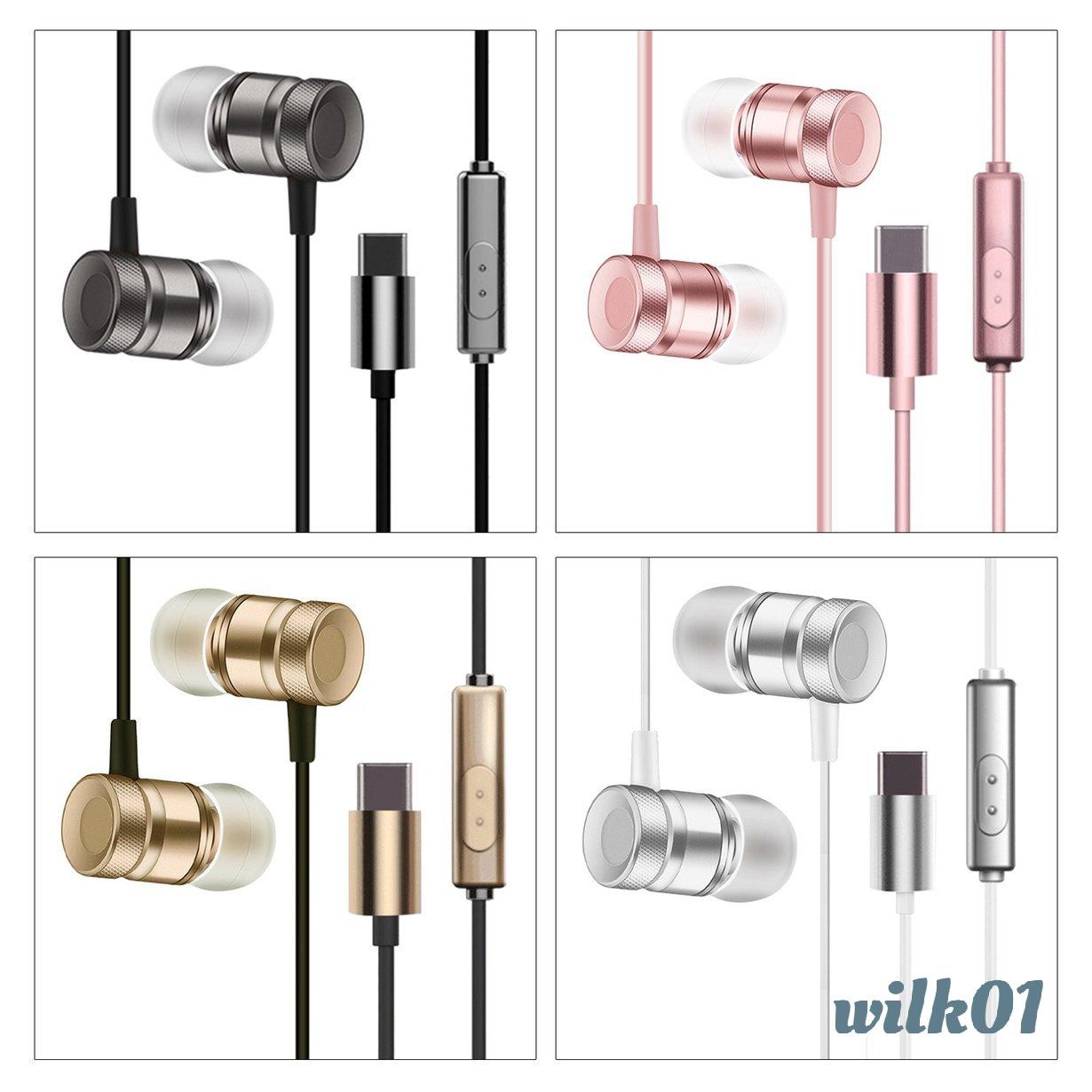 Tai Nghe Nhét Tai Cổng Usb Type-C Bằng Kim Loại Có Mic Cho Letv Wilk01 | BigBuy360 - bigbuy360.vn