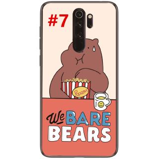 Ốp lưng TPU hình con gấu cho Xiaomi Redmi Note 8 Pro / Note 7 Pro