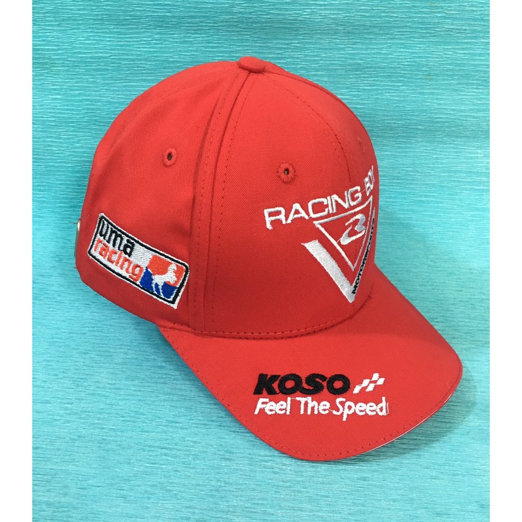 Mũ lưỡi trai logo tem xe RacingBoy 27.
