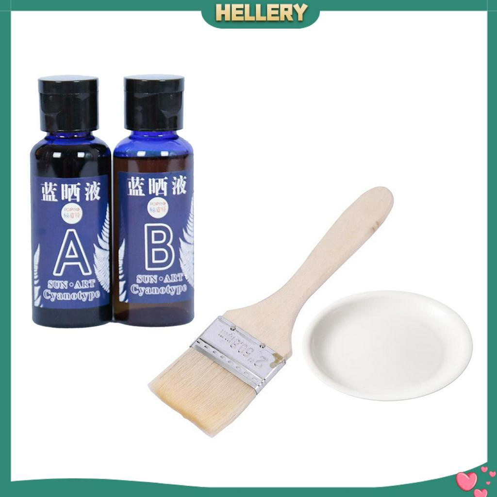 [HelleryVN] Bộ Dụng Cụ Làm Đồ Thủ Công Vải Jacquard Cyanotype Màu Xanh Dương Sử Dụng Năng Lượng Mặt