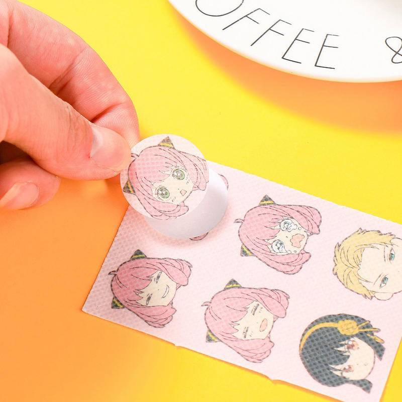 Bộ 12 Miếng Dán Hoạt Hình Nhật Bản Chống Muỗi Đuổi Côn Trùng Cho Trẻ Em Anya Forger Yor Forger