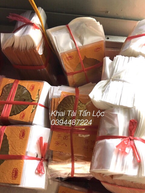 100 lá bồ đề mạ vàng TÀI LỘC