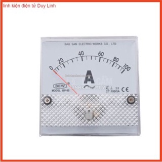 Đồng Hồ Ampe Kế Xoay Chiều Bew 8x8x3.5Cm