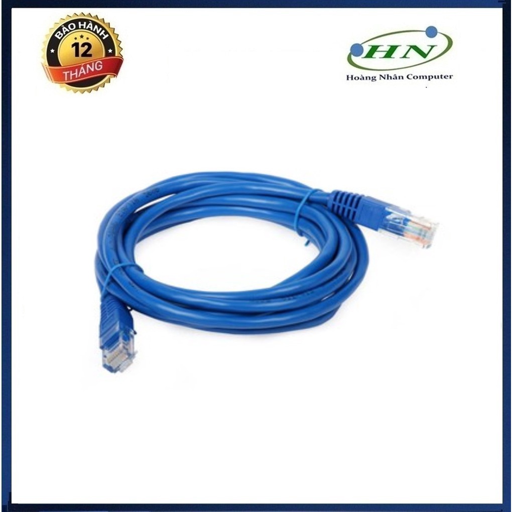( Bấm Sẵn 2 Đầu ) Cáp Mạng UTP Cat 5E Dây Xanh Cable Lan UTP Cat 5E - 5M