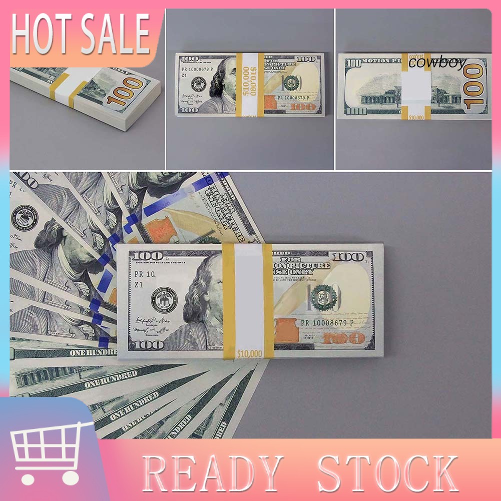 Set 100 tờ giấy dùng để đếm tiền đô la tiện dụng