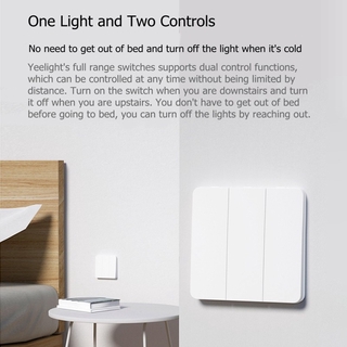 【Available】 Yeelight Slisaon Switch Wall Switch Open Dual Control Switch 2 Modes flex Switch Over Intelligent Lamp Light Switch 【UUSTOCK】