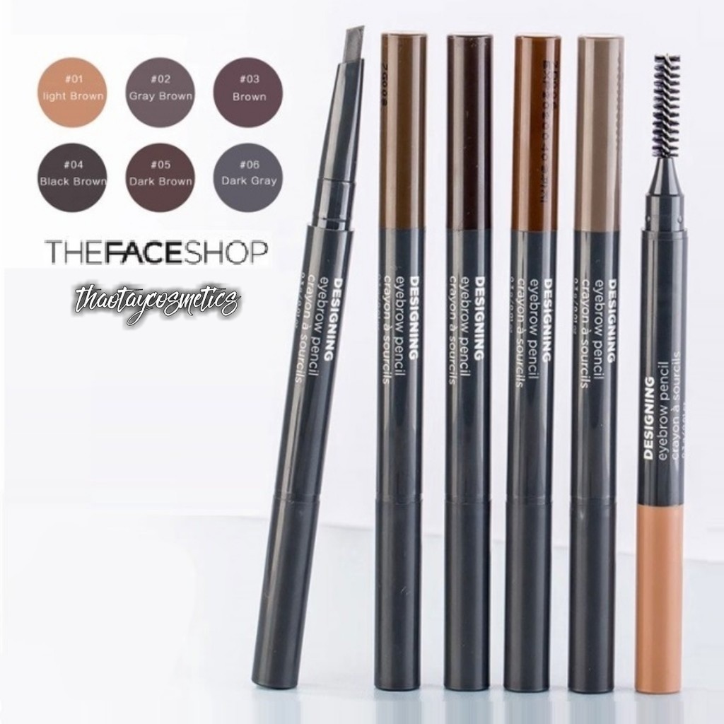 Chì Kẻ Mày The Face Shop Designing Eyebrow Pencil