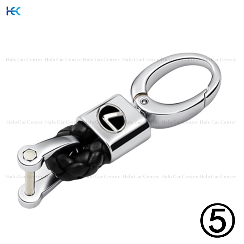 Móc khóa có in logo LEXUS bằng kim loại cho xe moto