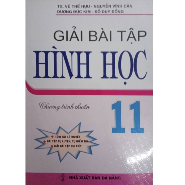 Sách - Giải Bài Tập Hình Học 11 (Chương trình chuẩn)