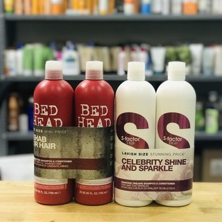 Cặp dầu gội và xả tái sinh tigi 750ml*2