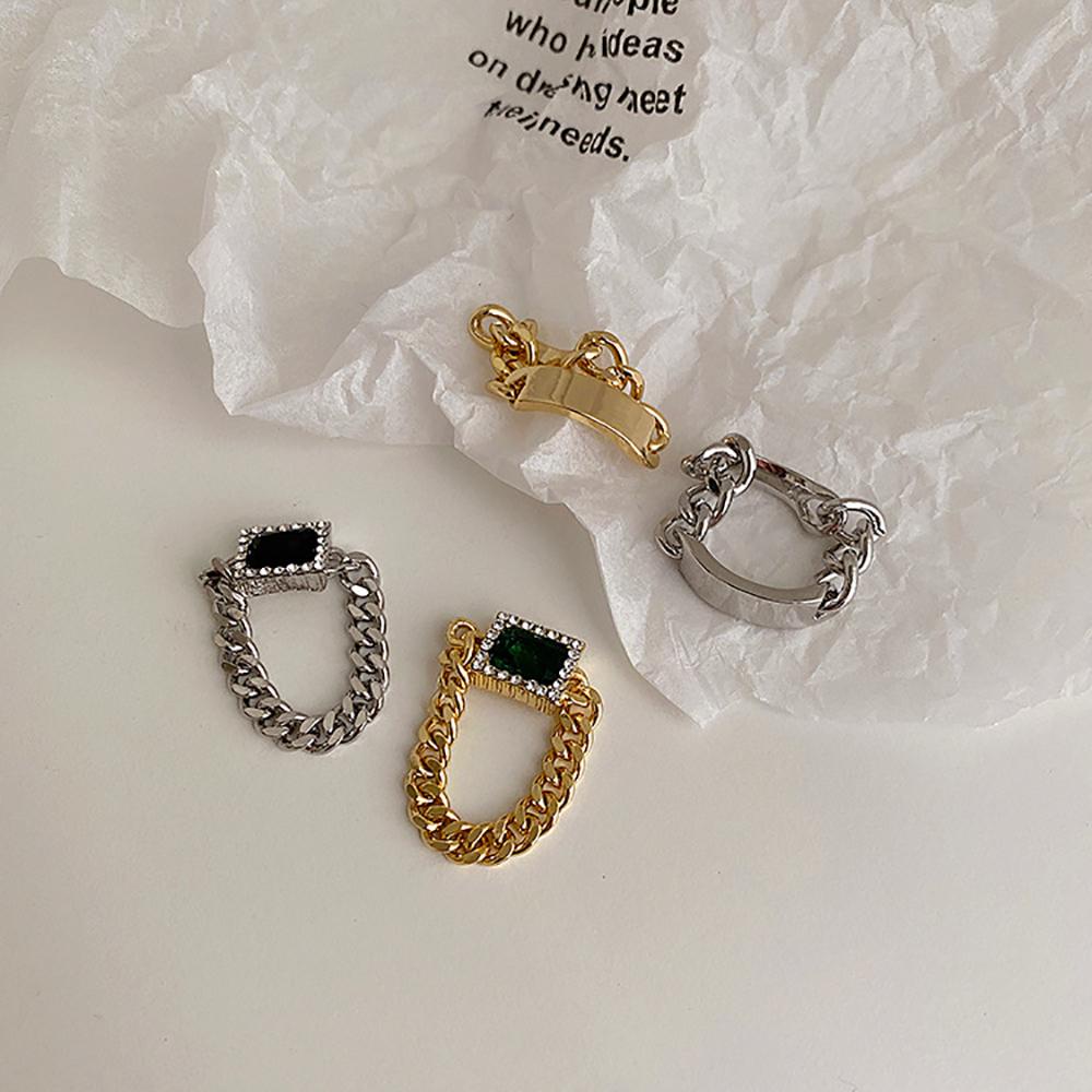 Nhẫn Đồng Đính Đá Ngọc Lục Bảo Sang Trọng Cho Nữ