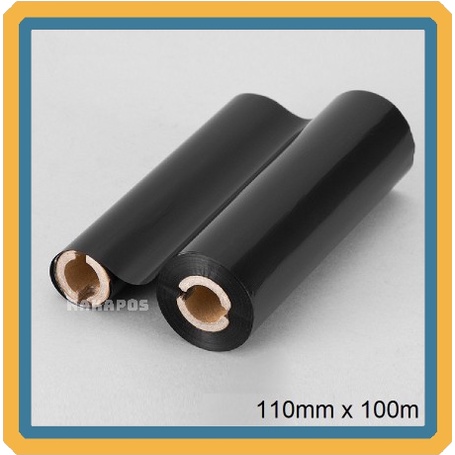 Cuộn mực in tem mã vạch Wax Premium  - Có kèm lõi