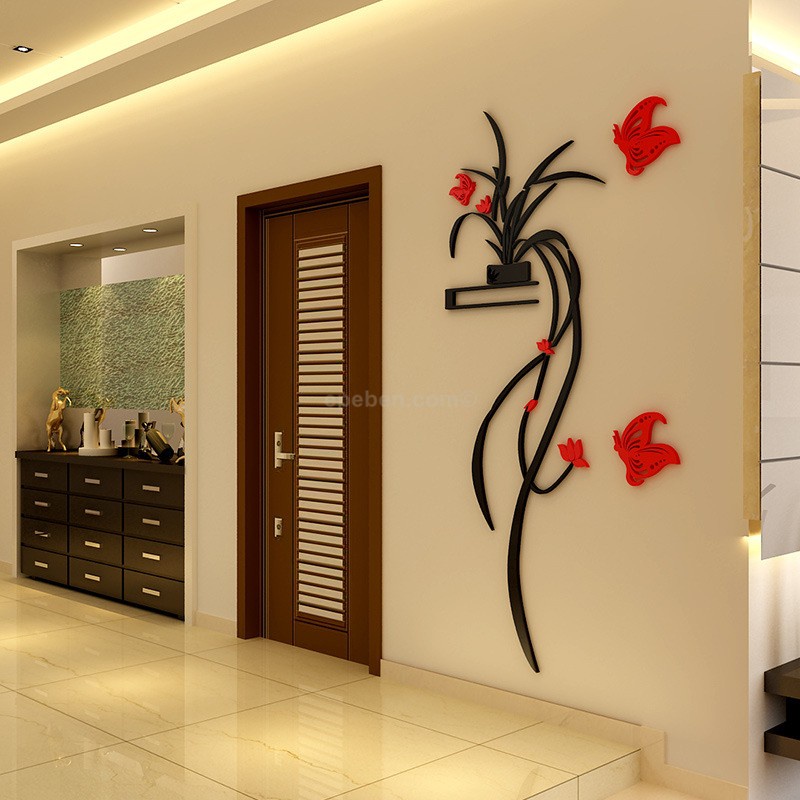 Tranh dán tường mica 3d decor khổ lớn trang trí tường nhà quán ăn, nhà hàng, phòng ngủ, nail Nhiều Size - EPeBen