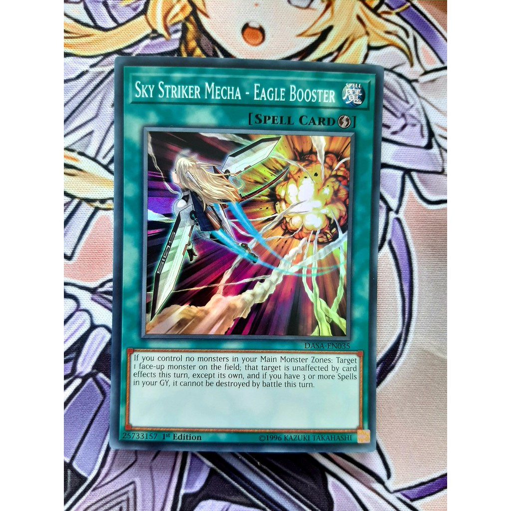 [ĐỖ LẠC SHOP ] THẺ BÀI YUGIOH -SPELL-Sky Striker Mecha - Eagle Booster - DASA-EN035 - Super Rare 1st Edition