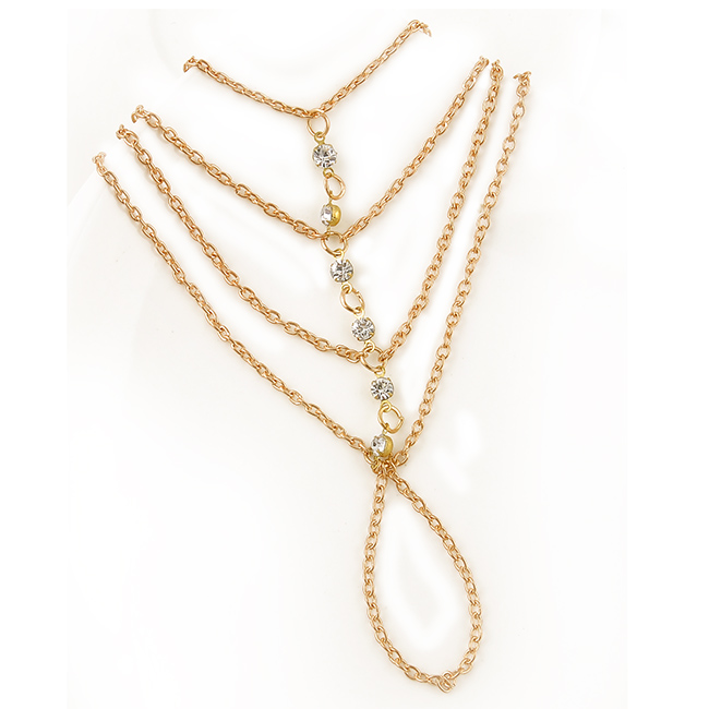 Dây vòng tay liên kết nhẫn thiết kế sáng tạo