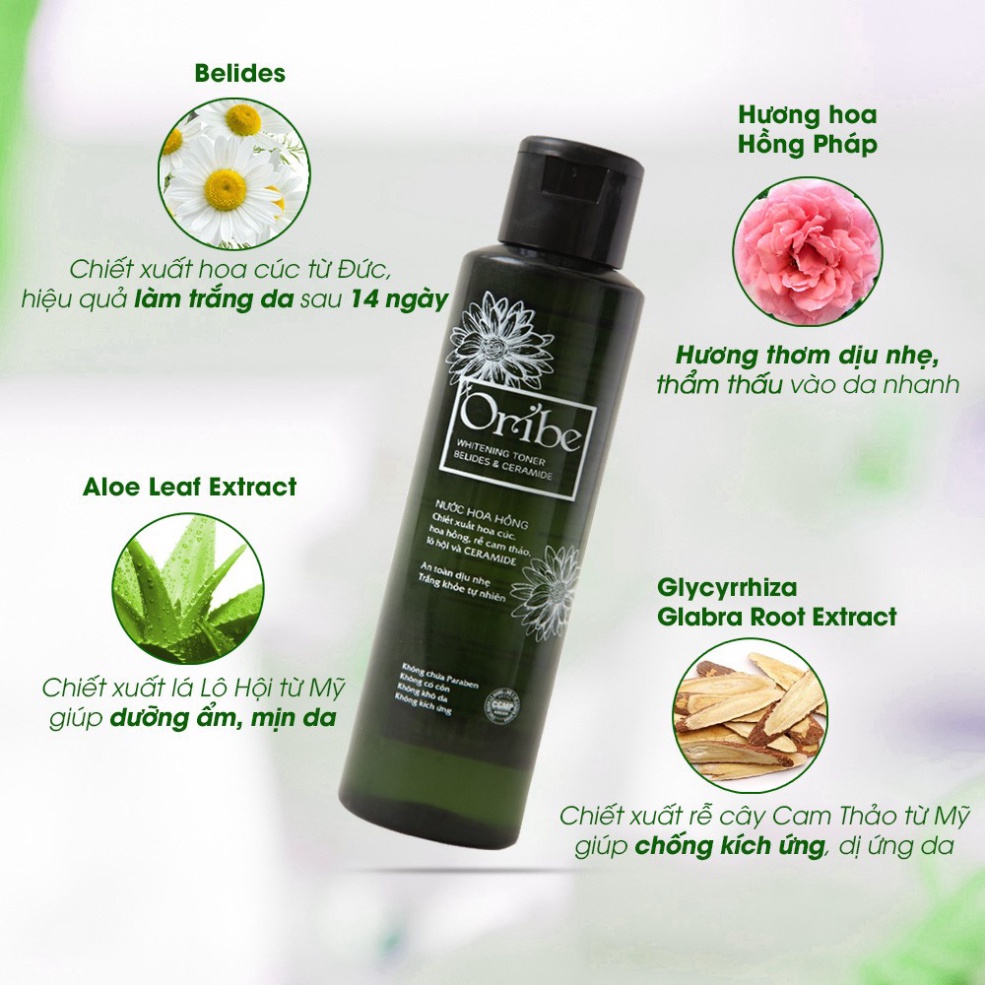 [Chính Hãng] Nước Hoa Hồng Oribe Giúp Làm Sạch Se Khít Lỗ Chân Lông 150ml  Date mới