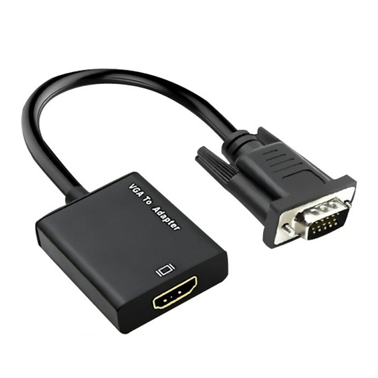 Bộ Chuyển Đổi Vga Sang Hdmi Với Âm Thanh 1080p Cho Máy Chiếu Laptop