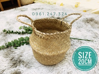 Giỏ cói size 20 25 30