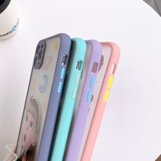 Ốp Onion iPhone bảo vệ camera búp bê 4 màu iPhone 7 8 7 Plus 8 Plus X Xs Xr XsMax iPhone 11 11 Pro 11 Promax