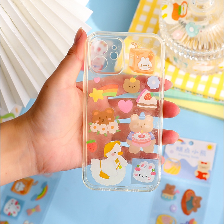 Dải sticker PVC hình dán động vật dễ thương đáng yêu dài 30cm | BST126