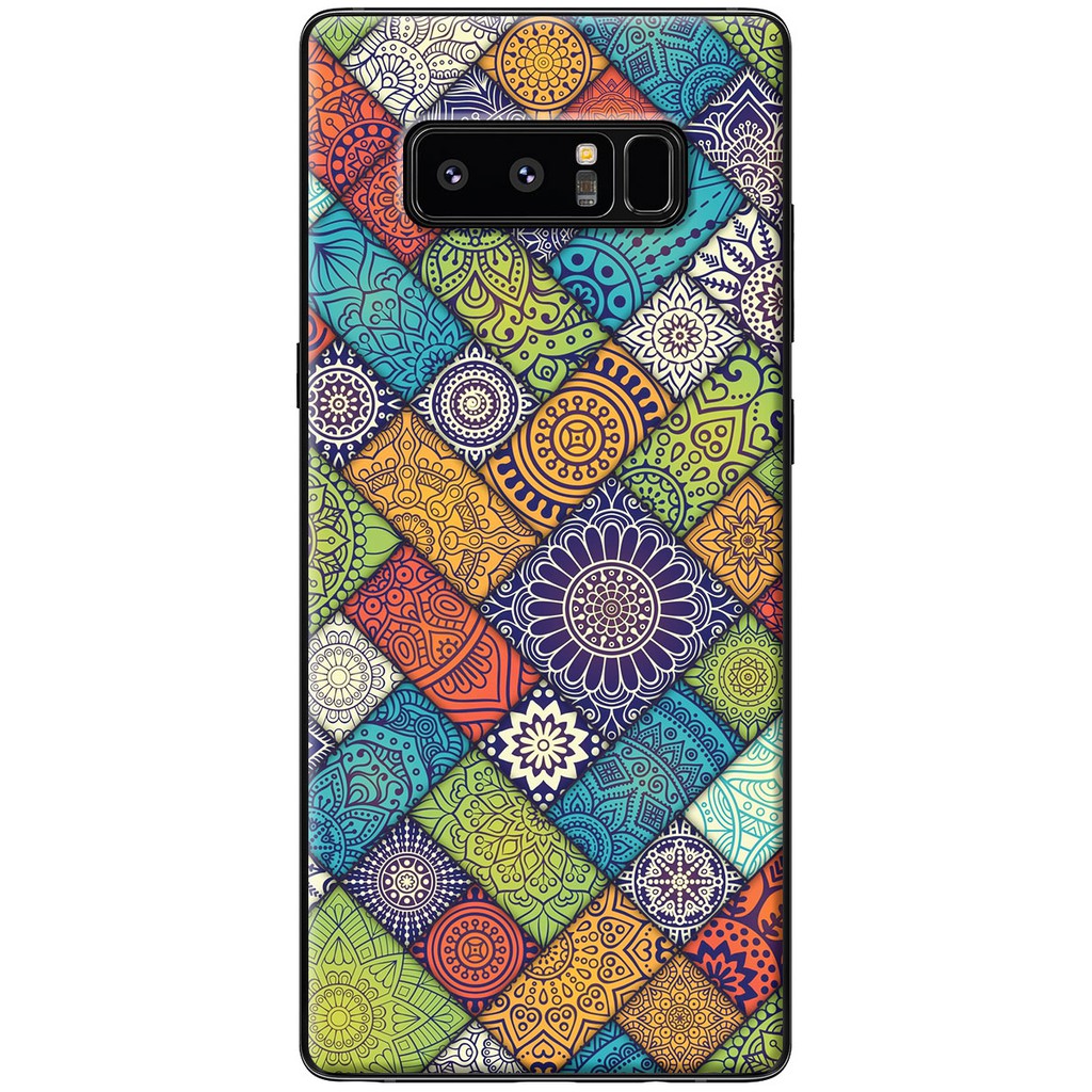 Ốp lưng nhựa dẻo Samsung Galaxy Note 4, 5, 7, 8, 9 Gạch hoa