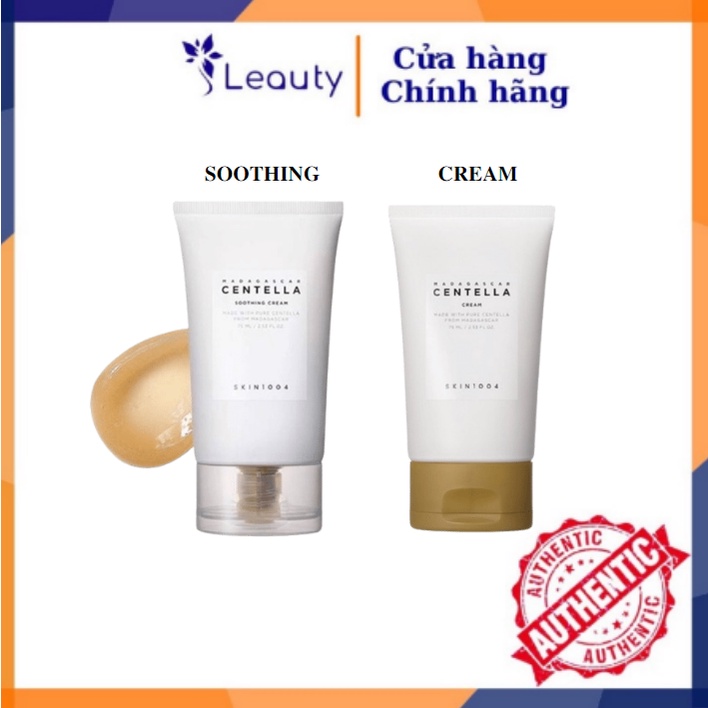 Kem Dưỡng Rau Má SKIN1004 Madagascar Centella SOOTHING Cream Gi.ảm M.ụn &amp; Kiềm Dầu 75ml