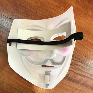 Mặt nạ Hacker trắng hóa trang halloween