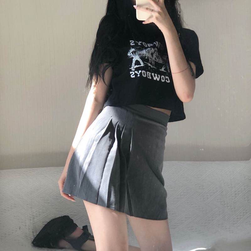 Áo Thun Ngắn Tay In Họa Tiết Cổ Điển Cho Nữ