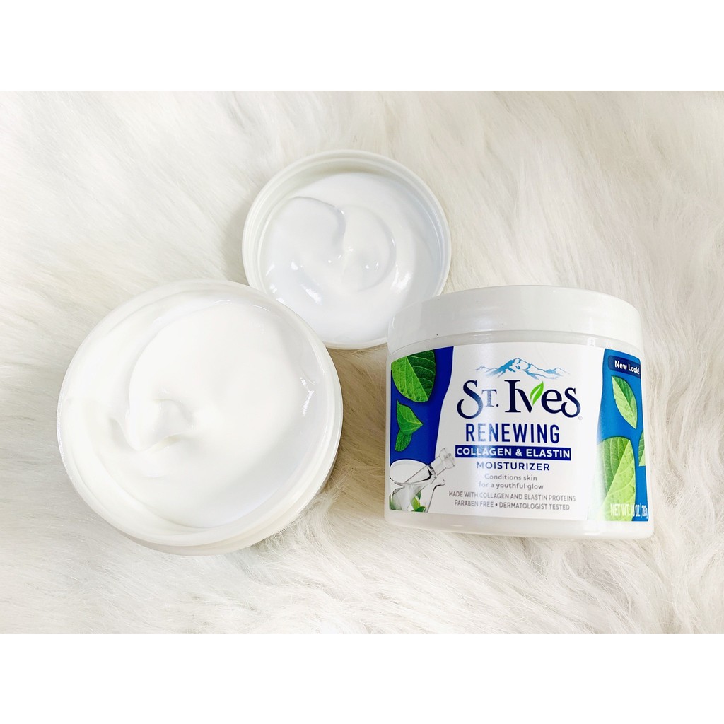 Kem Dưỡng Ẩm Trẻ Hóa Da St.Ives St.Ives Skin Renewing Collagen & Elastin Moisturizer 283g