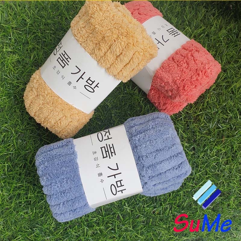 Khăn mặt siêu mềm Hàn Quốc 100% cotton siêu thấm