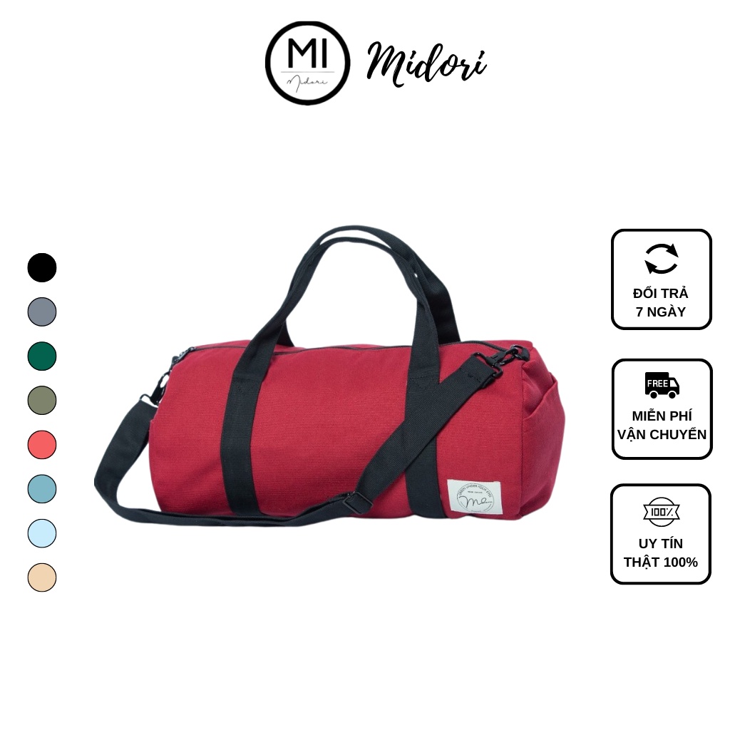 Túi trống du lịch tập gym xách tay tiện dụng Local Brand chính hãng Midori Workshop