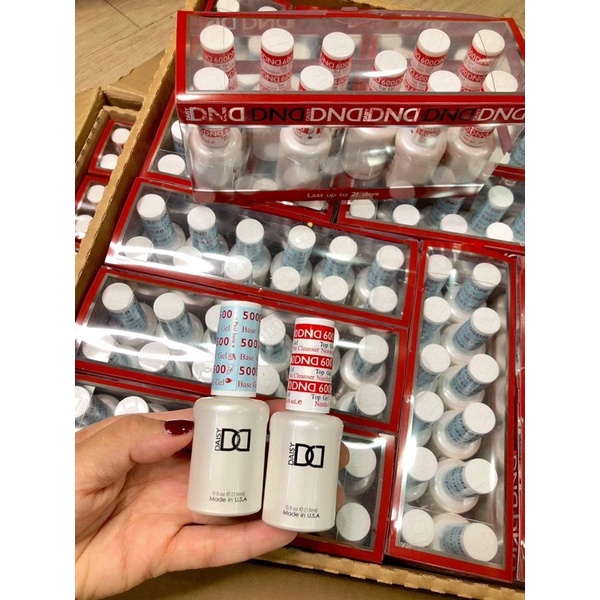 Liên kết base top DND chai 15ml hàng chuẩn USA- Hàng chính hãng chuyên dụng ngành nails