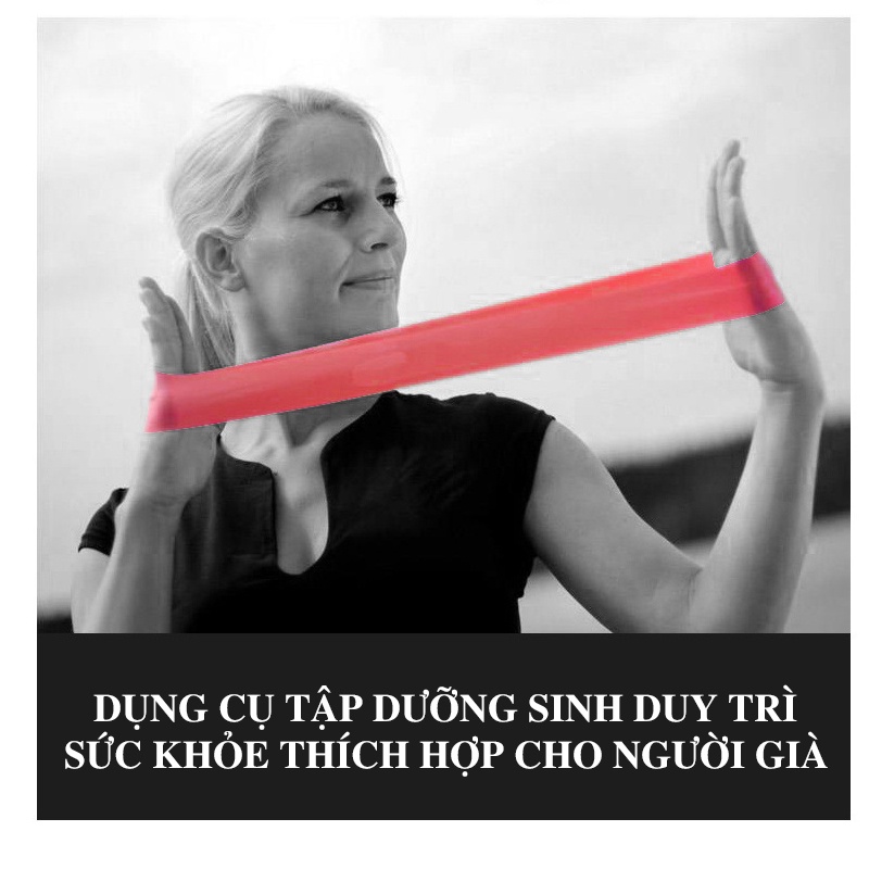 Dây mini band Kháng Lực tập mông Chính Hãng Aolikes MG24