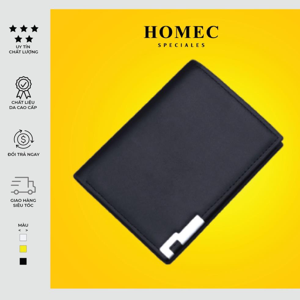 Ví da nam cầm tay HOMEC 96 chất liệu cao cấp bóp nam dáng ngang dọc thời trang - HOMEC !