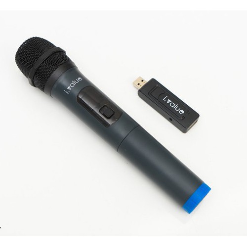 [Giảm 50K Chính hãng] Mic karaoke không dây có đèn Led i.value W-18