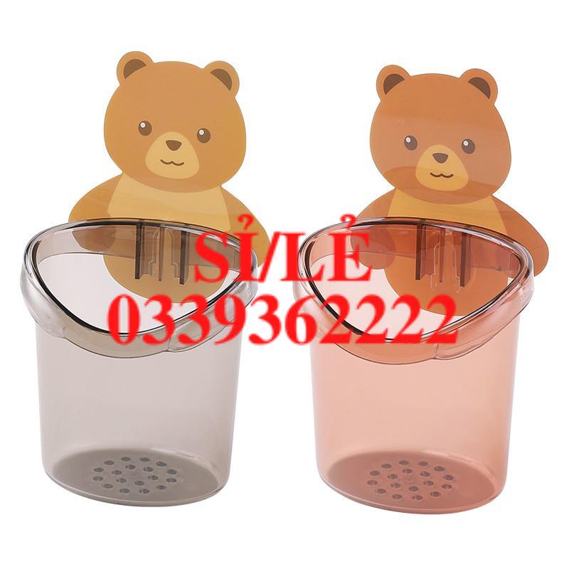 [ HAIANHSHOP ] Cốc đựng bàn chải hình gấu dễ thuơng Duashop &gt;