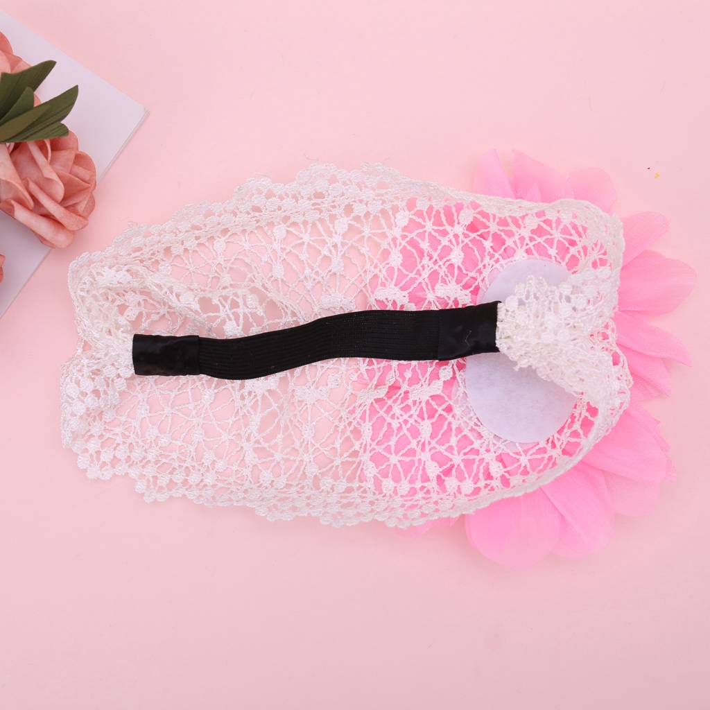 Băng đô gắn bông hoa thời trang dễ thương cho bé gái