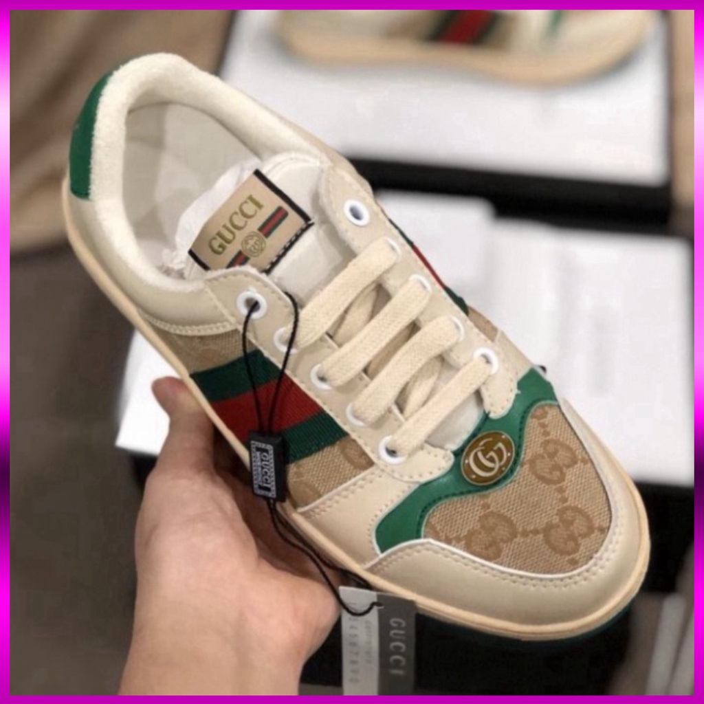 [FREE SHIP] Giày Gucci nam nữ thời trang, giày GG Sơn Tùng chuẩn hàng đẹp full box bill | BigBuy360 - bigbuy360.vn